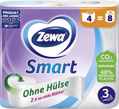 Toiletpapier Rollen - Zacht Papier - Dagelijks Gebruik - 3-laags Comfort - 4 Stuks - Wit