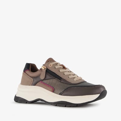 XX By Mexx dames sneakers bruin - Maat 37 - Uitneembare zool