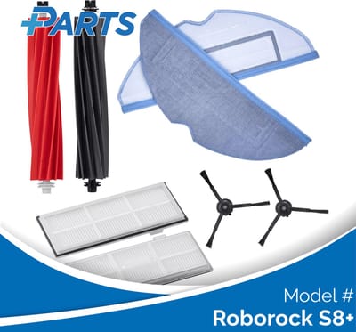 Roborock S8+ Onderhoudsset (Plus.Parts® alternatief voor 8.02.0211)