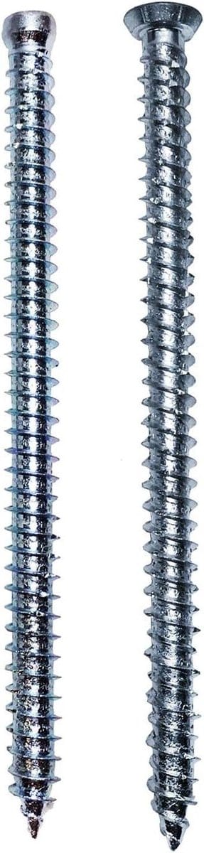 Raamschroeven Verzonken Kop - Kozijnschroeven Deuvels - Kozijnen Monteren - Plugloze Bevestiging - 75x182 mm 100 stuks - Verzinkt