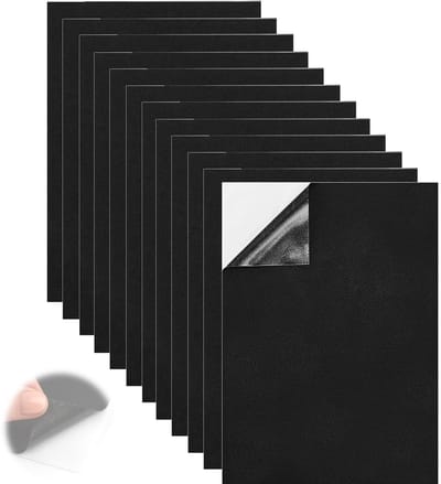 Dailygoods- Schuimplaat 12 stuks 1 mm - Zelfklevend - Antislip - Waterdicht - EVA-schuim - Geluidsisolatie voor meubels - Antislipmat