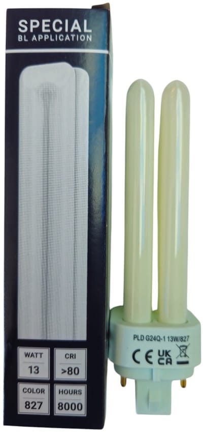 SPL G24q-1 PL-C 4P Spaarlamp | 13W 827 2700K | 4-Pins