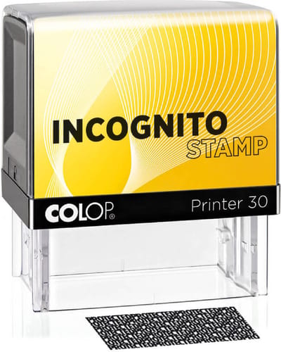 Colop Printer 30 Incognito Stamp | Stempel bestellen | Stempel maakt tekst onleesbaar | Bestel nu!