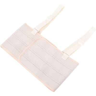 Ribfractuur Band Verstelbare Borstondersteuning Brace Ademende Lendenbeschermer Riem2XL 2XL white