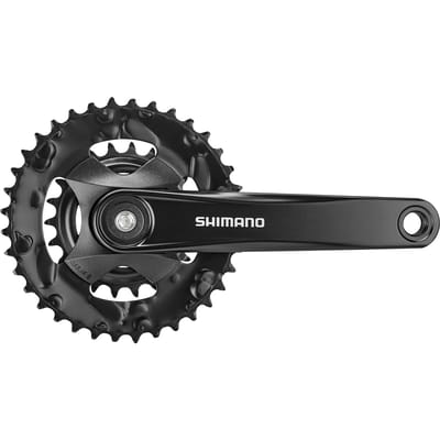 Shimano Altus FC-M315-2 crankstel – 36/22T – 2x7/8-speed – 175 mm – JIS vierkant – zwart