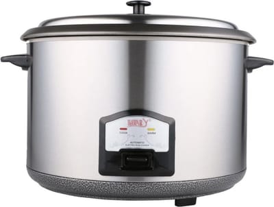 Bavary Rijstkoker CFXB-Y2000 - 5.6 Liter - 30 personen - Inclusief maatbeker en lepel - 1000W - Droogkookbeveiliging - Anti-aanbaklaag - RVS