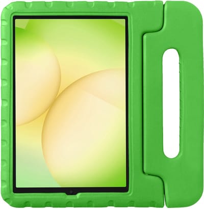 Hoes - Geschikt voor Samsung Galaxy Tab A11 - Kinderhoes Shockproof Bumper - Kidsproof Case - Tablet Hoesje - Kinder Hoesje Cover - Groen