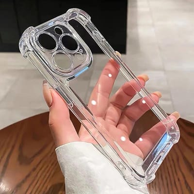 Luxe Schokbestendige Bumper Transparante Hoes Voor iPhone 16 15 16e 14 Plus 13 12 11 Pro Max X XS XR Funda Acryl Helder Harde Cover For iPhone 15
