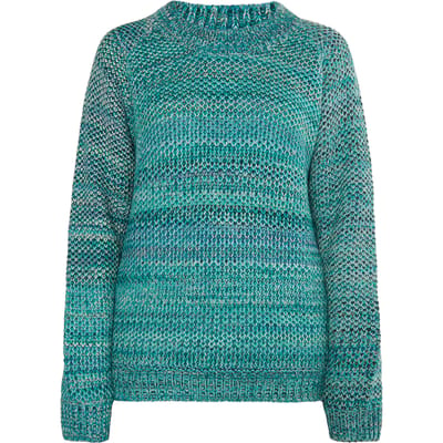 IZIA Gebreide trui Dames Blauw Veelkleurig