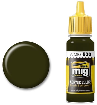 AMMO by Mig Jimenez Hobbyverf Acrylverf - MIG 0930 Russian Shadow - Acryl Verf flesje - 17 ml