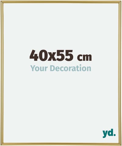 Your Decoration - Fotolijst 40x55 cm - Kunststof - Goud - Annecy