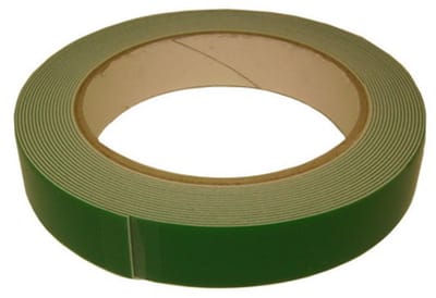 dubbelzijdig tape 19mm 5 meter WIT