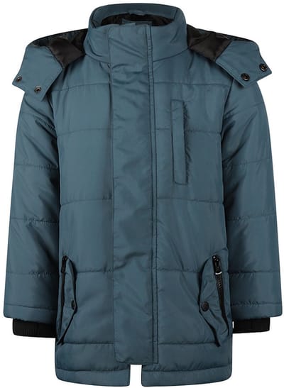 Koko Noko Jongens Parka Jas - Steel blue