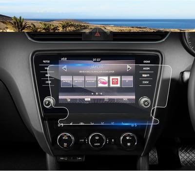 Navigatie Beschermfolie voor Skoda Octavia 3 MK3 5E RS 2017-2019, 9H Krasbestendig, Tempered Glass, Schermbeschermer voor GPS (8 Inch)