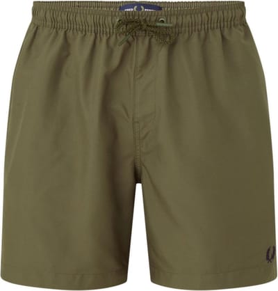 Fred Perry Zwembroek met logoborduring - Groen - Maat M