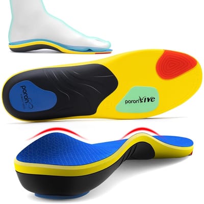 Namajunas - Orthopedische inlegzolen voor heren & dames - Binnenzolen voor werklaarzen om de hele dag te staan - Plantar Fasciitis voetboogsteunzolen schoenen voor hielspoor, platvoeten, voetpijn - Komfort Memory Foam Zooltjes - Maat 35-37