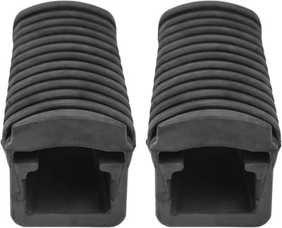 Motorfiets Voetsteunen - Motor Accessoires - Comfortabel Rijden - Verbeterde Grip - Universele Pasvorm - Zwart