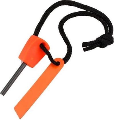 Go Go Gadget - Magnesium stick - Survival - Vuurstarter - Noodpakket - Compact - Oranje - 1 stuk