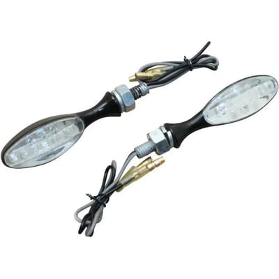 Paar ovale 9-LED knipperlichten Replay Universel