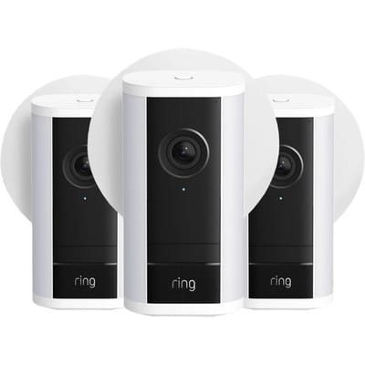 Ring Spotlight Camera Pro 2e Generatie Stekker Wit 3-Pack