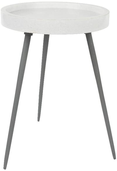 Puur - Lyman bijzettafel ø33 cm - wit