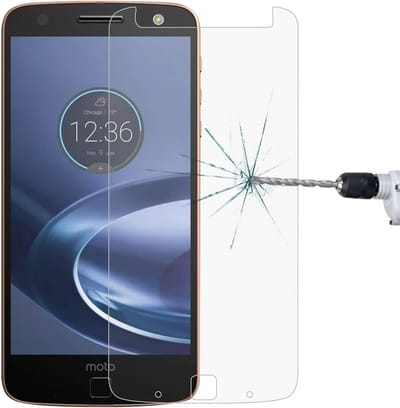 Screenprotector Glas - Tempered Glass Screen Protector Geschikt voor: Motorola MOTO Z Force - 3x