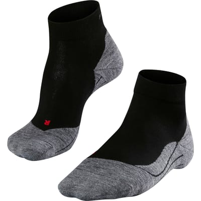 FALKE RU4 Short anti-blaar katoen functioneel materiaal hardloopsokken heren zwart - maat 49-50
