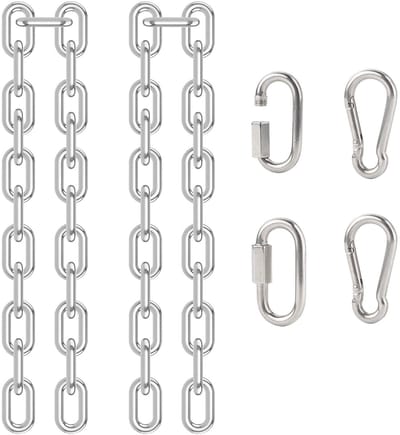 Cosensi - Hangstoelketting - M4 - Sterke en duurzame ketting - 60 cm - Voor hangstoelen en sandbags - Geschikt voor binnen en buiten