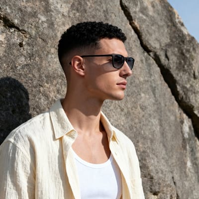 Walden | Zwarte & Grijze Wade Zonnebril