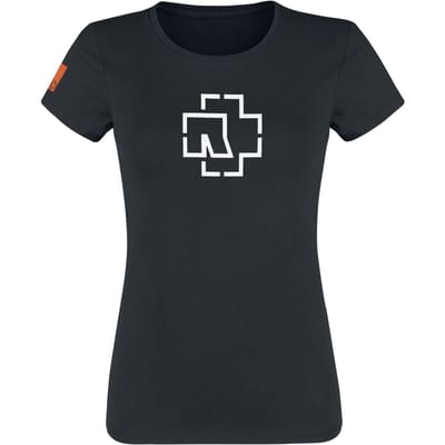 Rammstein T-shirt - Logo Glow - S tot XXL - voor Vrouwen - zwart