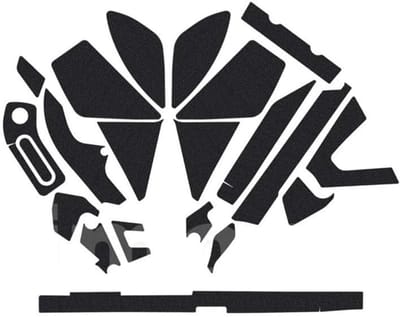 Motorfiets Tankbeschermer - Tank Pad - Motor Beschermen - Verbeterde Grip - 1 Set - Zwart