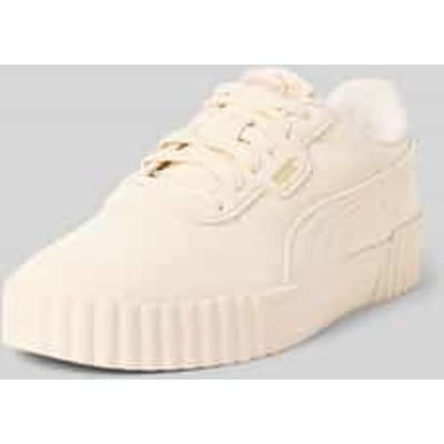 PUMA Carina 3.0 SD Dames Sneakers - Alpine Snow-PUMA Gold