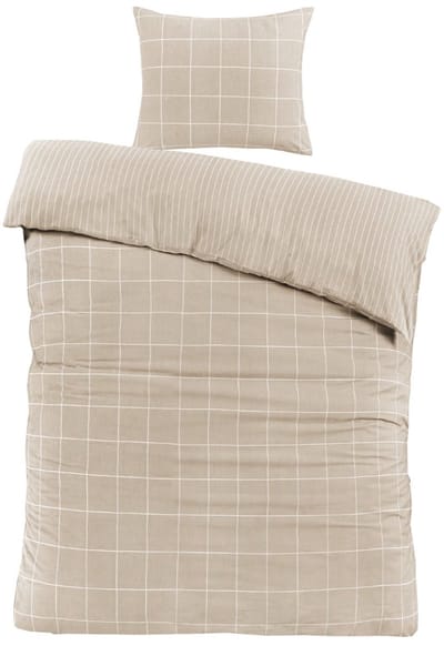 Day Dream Magnus - Dekbedovertrek - Eenpersoons - 140 x 200/220 - Zand