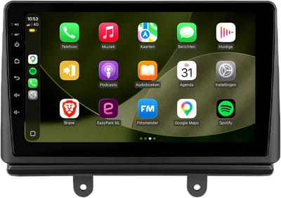 Carplay autoradio geschikt voor Fiat Doblo | 2002 t/m 2009 | Android 13 | Draadloos Apple Carplay & Android Auto | 2GB + 32GB | 8-Core processor | Davilon | 2025 model | 2002 2003 2004 2005 2006 2007 2008 2009 | Bluetooth & Wifi