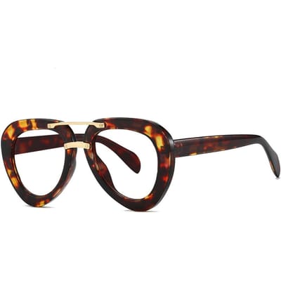 Retro Piloot Ovaal Leesbril Vrouwen Blauw Licht Filter Verziendheid Brillen Luxe Merk Oudere Mensen Brillen 0