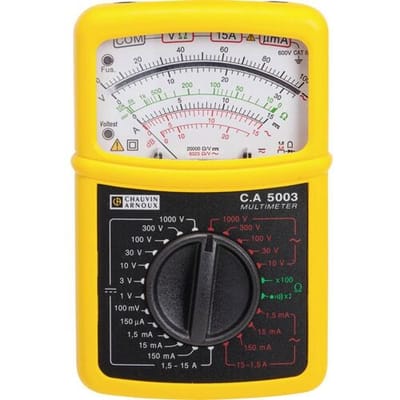 Chauvin Arnoux C.A 5003 Multimeter Analoog CAT III 600 V