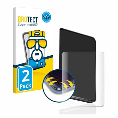 BROTECT - Screenprotector voor Ledger Stax crypto wallet - Folie Beschermfolie transparant volledig dekking - 2 Stuks