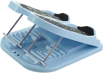 Kuit Rekplank - Schuine Plank - Onderste Mobiliteit - 2-in-1 Ontwerp - 43 x 38 x 3.8 cm - Blauw