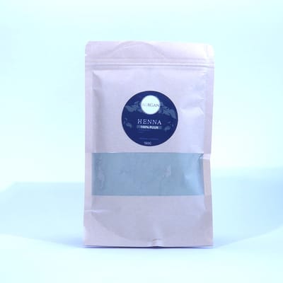 Aurgan Hennapoeder 100% puur – 150 Gram - Herkomst marokko - zuivere hoge kwaliteit henna poeder - goed voor haar en huid