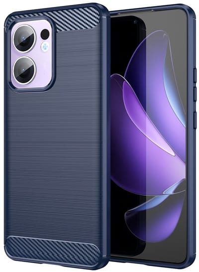 Coverup Hoesje - Geschikt voor OPPO Reno13 F / FS 5G Hoesje - Coverup Armor Brushed TPU Back Cover - Blauw