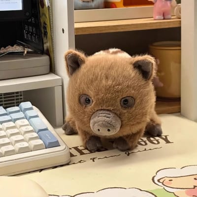 15cm Realistisch Wild Zwijn Pluche Speelgoed Cartoon Gevuld Bruin Varken Pluche Schattig Bruin Varkentje Pop Zacht Verjaardagscadeau Voor Dierenvrienden 15cm brown