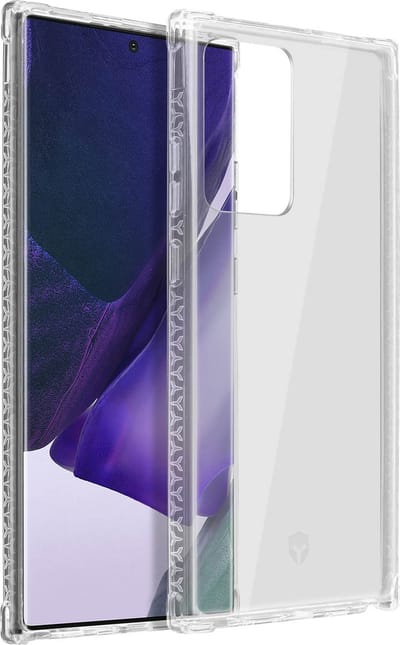 Force Case, Hoesje geschikt voor Galaxy Note 20 Ultra - AIR Versterkt Tryax System 2m, Transparant