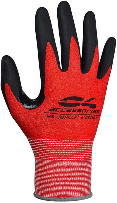 C4 Dyn Handschoenen Rood S Vrouw