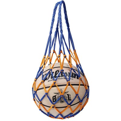 Sac Filet à Ballons Sac Fourre-tout de Basketball Filet de Football Sports de Plein Air Rangement en Maille Sac Filet Épais Type Ballon