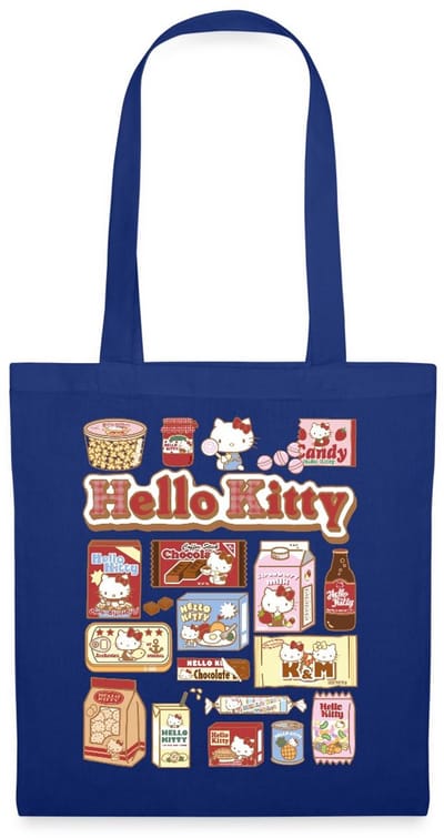 Hello Kitty Snack Collage Tas Van Stof Schoudertas