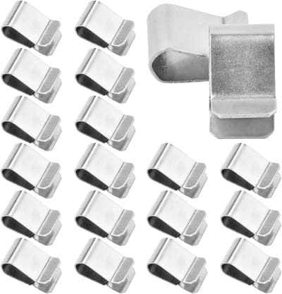 Duurzame Mini Uitlaatklemmen van RVS, 25 Stuks, 21.4mm X 12mm, Voor Betrouwbare Bevestiging en Ondersteuning van Uitlaatsystemen