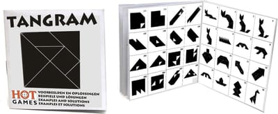 HOT Games Tangram boekje - Met 208 voorbeelden en oplossingen