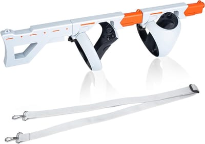Magnetische VR Machinegeweer Controller Houder voor PSVR2 - Snelle Ontkoppeling, Stevige Gunstock en Accessoires voor PlayStation VR2 Schietspellen