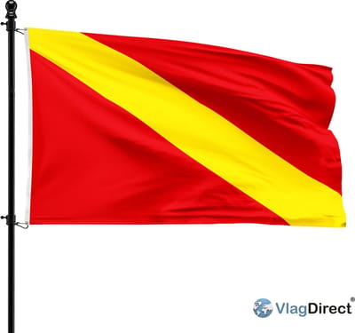Gemeente Boussu vlag - 90 x 150 cm.