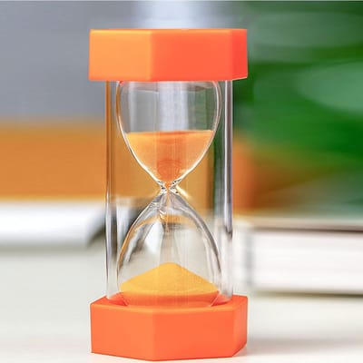 Zandloper Set - Tijd Timer - Tijd Management - Dubbele Bescherming - Verschillende Maten - Meerdere Kleuren